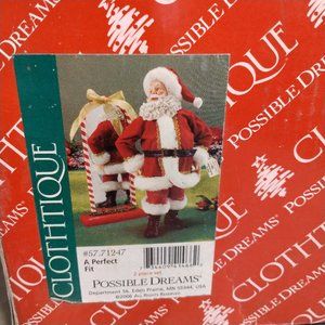 2006 Possible Dreams Clothtique Santa A Perfect Fit 57.71247